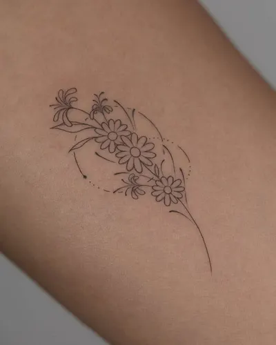 IG @sinkply · trabajo fine line botánico