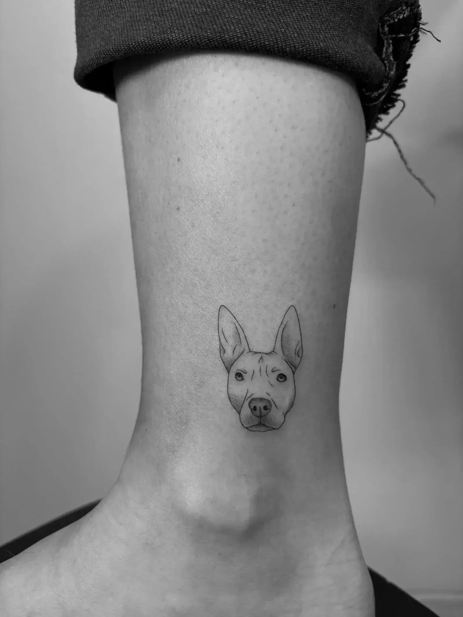 Small mountain range fine line tattoo in thin strokes on rib cage