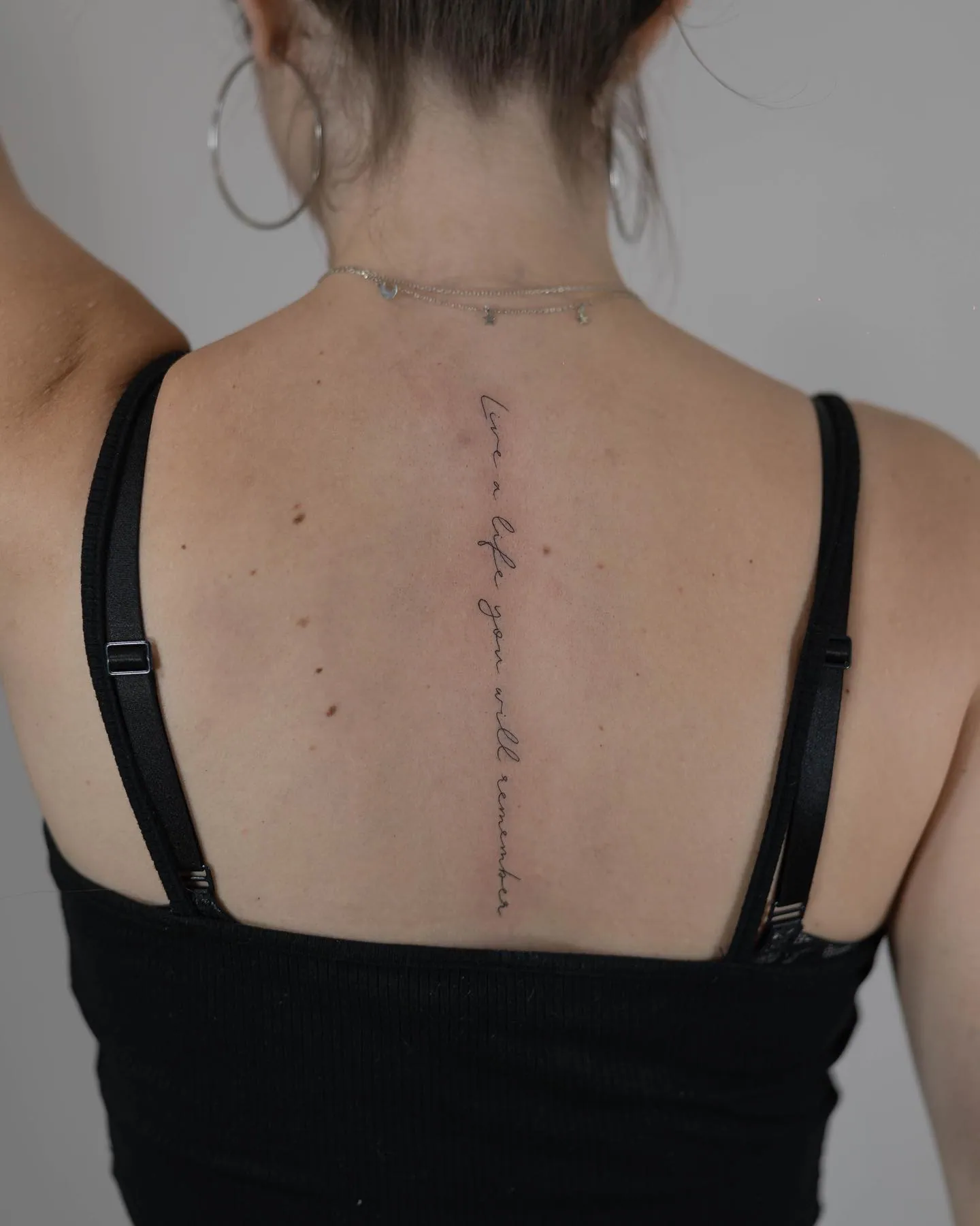 Fine line lettering tattoo Madrid · Sinkply · inspiration 5
