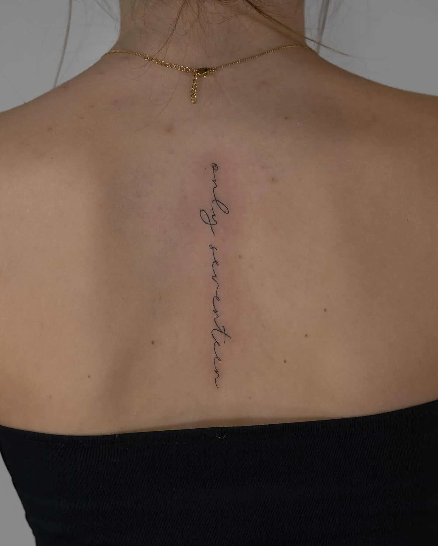 Fine line lettering tattoo Madrid · Sinkply · inspiration 6