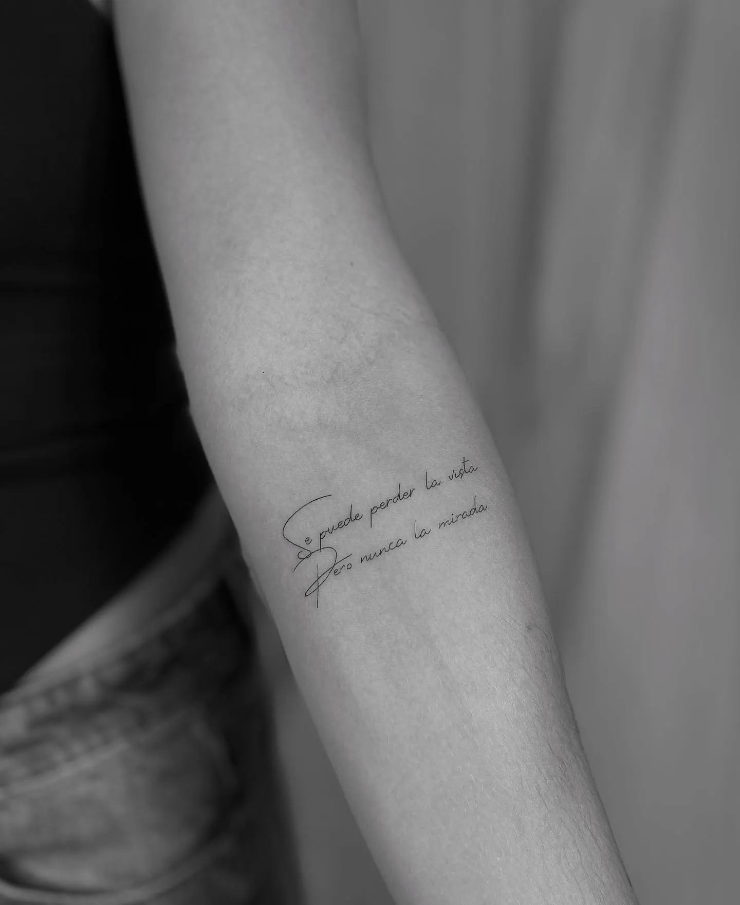Fine line lettering tattoo Madrid · Sinkply · inspiration 22