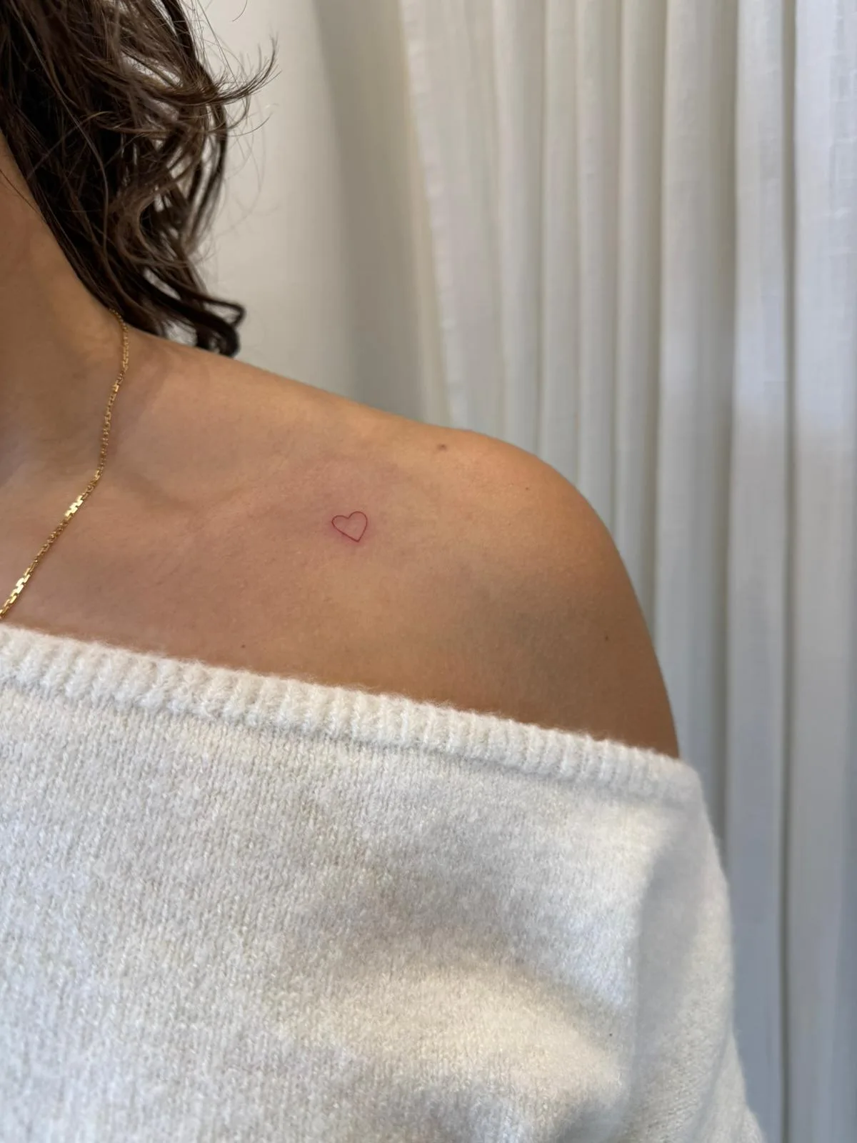 Cabeza de caballo estilizada en trazos finos en el brazo